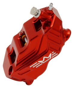 4-piston radial brake caliper RR108 right – red