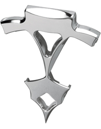 coil bracket super-smooth polished