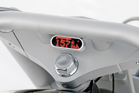 digital speedo Micro with housing polished