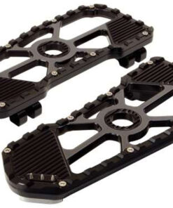 floorboards bagger for 1986-up harley touring models – pair – black