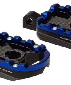 footpegs wheelie for rider or passenger – blue