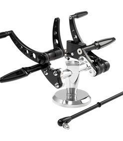 forward controls super-smooth for evo type softails black