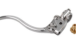 hand controls de luxe forged aluminum brake lever assembly – polished