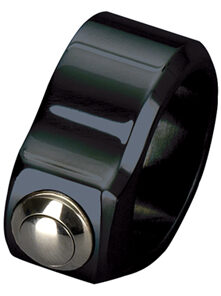 hand controls super-smooth switch clamp 1-button black