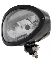 headlight cronus with mount black – clear headlamp