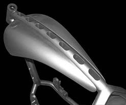 holes on back bone option for le mans frame