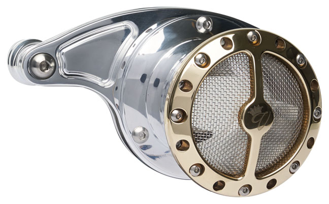 velocity stack for milwaukee 8 engine polished – brass ring