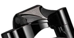 risers for 3D cobra fork – black