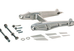 swingarm kit cut-out for 280, 300, 330 or 360 tires for v-rods, street-rod’s, v-rod muscle’s – polished