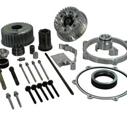 transmission offset kit for up to 330 tires – 63mm offset – for 2014-17 twin cam softail