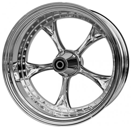 wheel 3D lowrider 23×4.5 polished – single flange