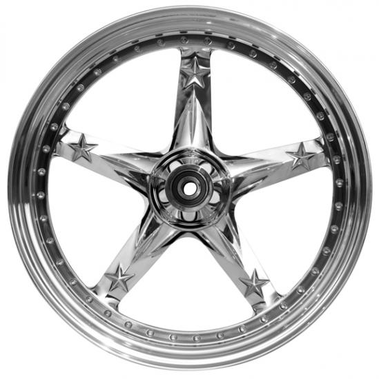 wheel 3D open mind 18×8.5 polished for v-rod – dual flange