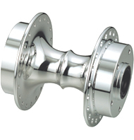 wheel hub rear polished – 40 spokes